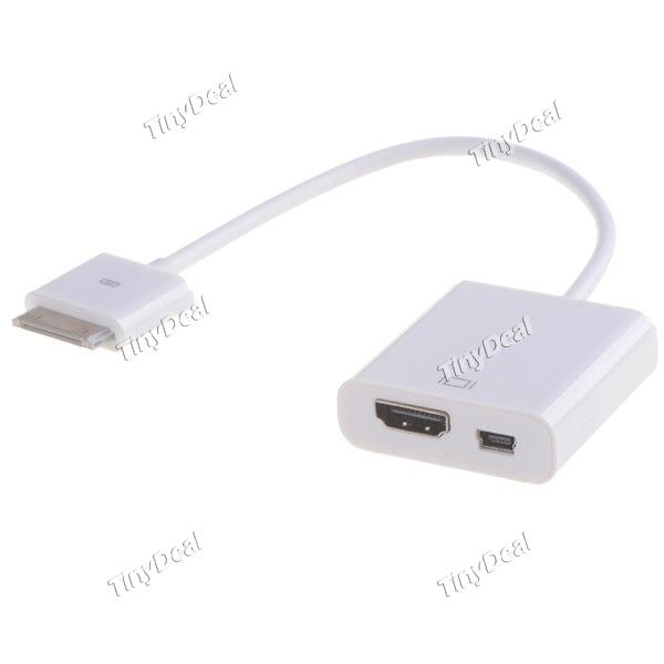 Cabo Adaptador HDMI 30pin para iPhone e iPad