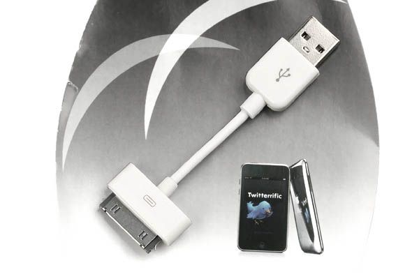 Cabo USB / Conector Dock de Dados e Carga para iPhone e iPod